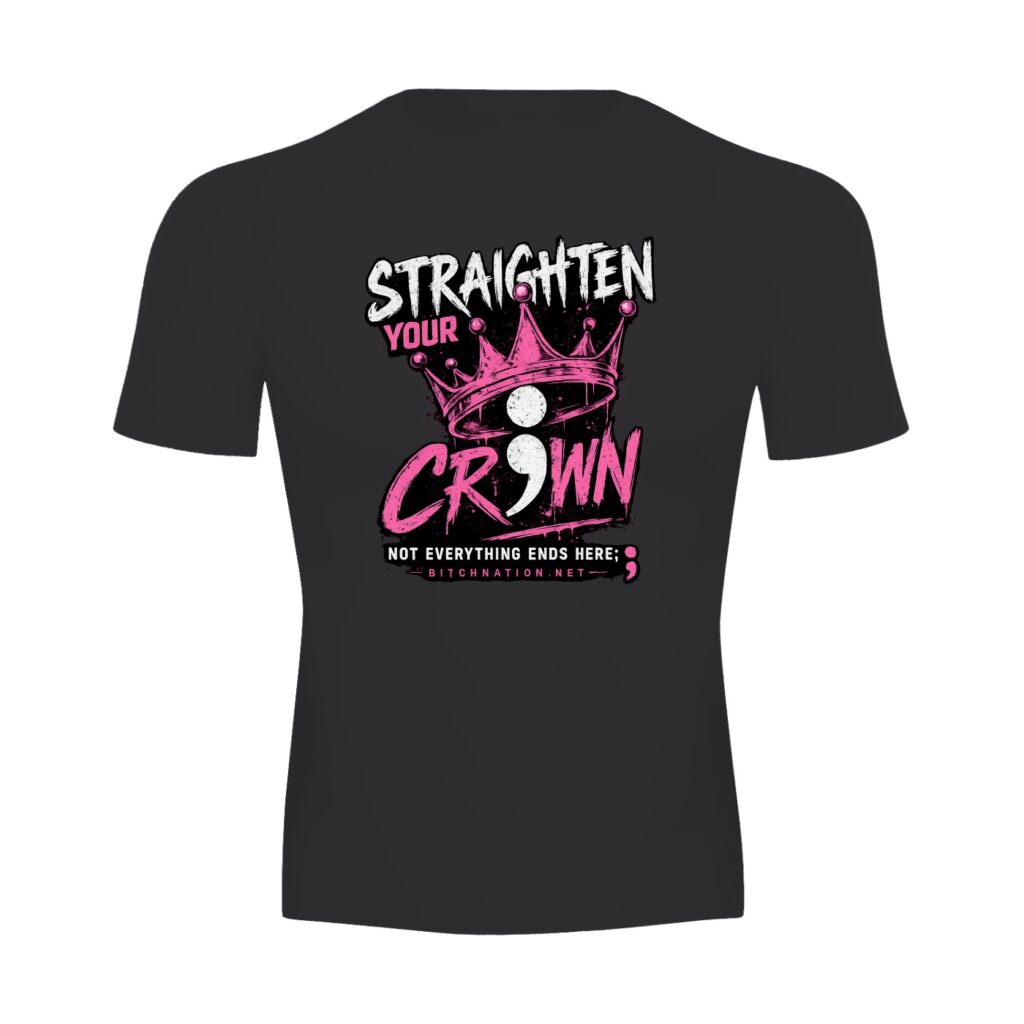Straighten Your Crown Performance Workout Shirt