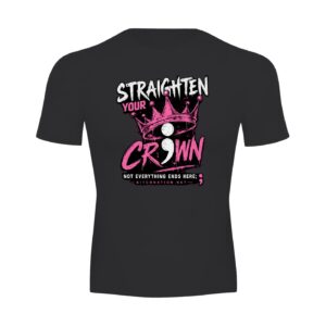 Straighten Your Crown Performance Workout Shirt