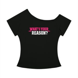 Bitch Nation Off-the-Shoulder Workout T-Shirt – What's Your Reason?